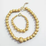 Balloon Baby Çizgili İri Top Süzme Bold Kolye ve Bileklik Modelleri 925 Ayar Gümüş El Yapımı Trend Moda Hepsi