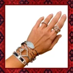 Altın Renk Mikron Kaplama Sonsuz Burgu Yüzük