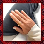 Atelier Yasemin Tasarımı Mikron Kaplama Sonsuz Burgu Yüzük