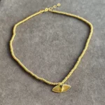 Top Top Zincirli Göz Kolye Şık Ve Modern El Yapımı Tasarım