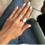 El Yapımı Kubbe Yüzük – 925 Ayar Gümüş, Minimalist Form