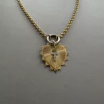 El Yapımı Kişiselleştirilebilir Işın Kalp Kolye, Gümüş Takı