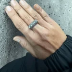 Kafes Desen Bombe Yüzük - Görsel 2